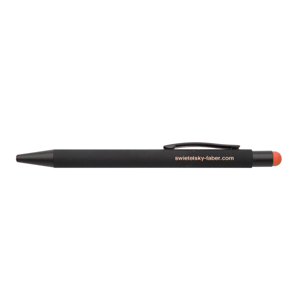 Kugelschreiber schwarz/orange