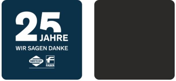 Jubiläumsmagnet „25 Jahre – Wir sagen Danke“