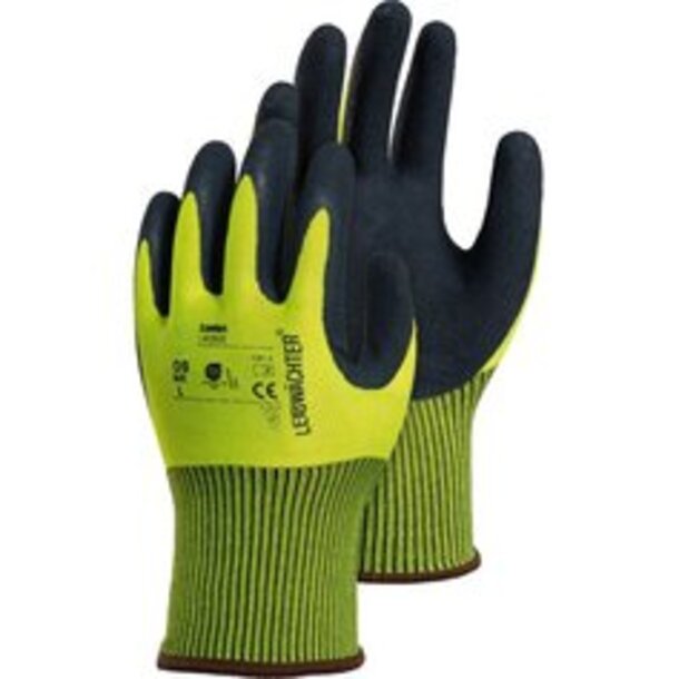 Leibwächter LW310, Comfort, Polyester-Handschuh mit Latex-Beschichtung, Polybeutel