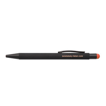 Kugelschreiber schwarz/orange