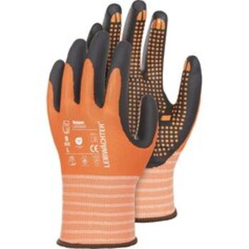 Leibwächter LW3006 Noppen, Nylon-Spandex-Handschuh mit Nitril-Beschichtung, Polybeutel