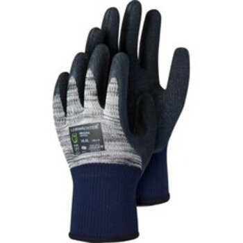 Leibwächter LW333, Iron, Polyester-Handschuh mit Latex-Beschichtung, 12er Pack, EAN-Auszeichnung