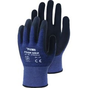 TR320, Foam Grip, Acryl-Handschuh mit Latex-Beschichtung, SB-Karte