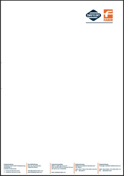 Briefpapier Logo + Adresszeile VE=500 Stück