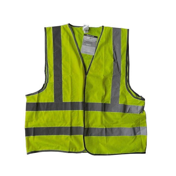 Warnweste GELB in Pastikbeutel