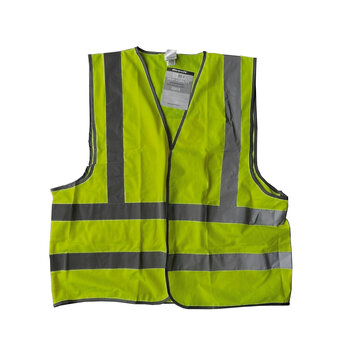 Warnweste GELB in Pastikbeutel